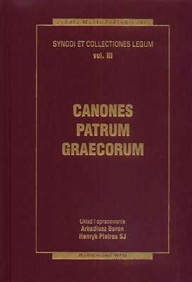 CANONES PATRUM GRAECORUM