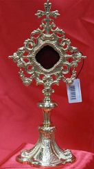 Relikwiarz mosiężny 25 cm