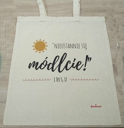 Torba bawełniana Nieustannie się módlcie