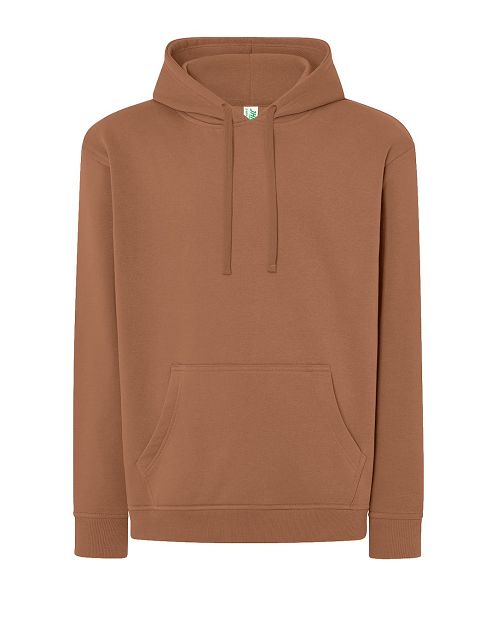 Bluza z kapturem  brązowa JHK MM-MOCHA MOUSSE