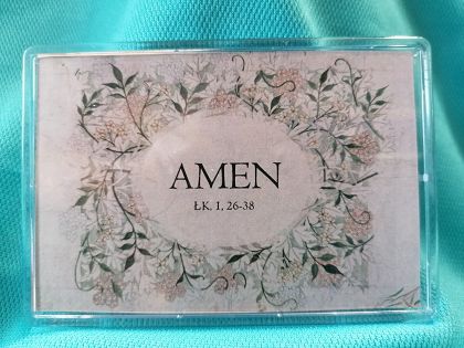 Magnes akrylowy 9,5 x 6,5 cm Amen