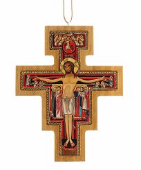 Zawieszka/ Krzyż San Damiano 6,5 cm