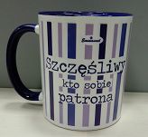 Kubek z kolorowym wnętrzem - Święty Józef
