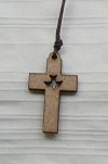 Krzyżyk drewniany (mały, 3 cm) - wzór 3