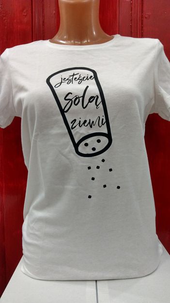 Koszulka damska - Jesteście solą ziemi