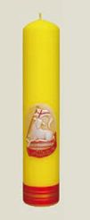 Świeca okolicznościowa z aplikacją (ołtarzowa)