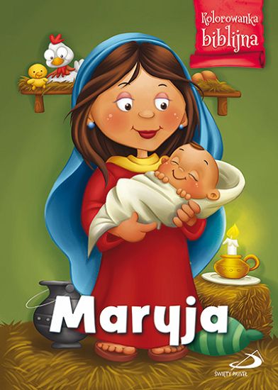 Maryja - kolorowanka biblijna