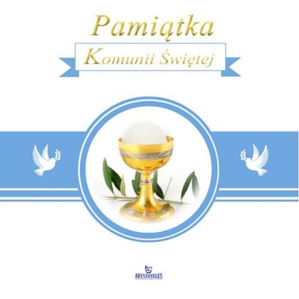 Pamiątka Komunii Świętej dla chłopca