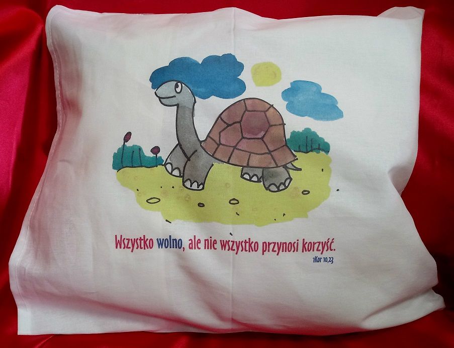 Wszystko Mi Wolno Ale Nie Wszystko Przynosi Korzyść Poduszka przytulanka - Wszystko wolno, ale nie wszystko przynosi korzyść