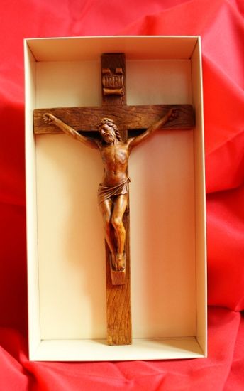 Relief gipsowy Krzyż duży 25 cm