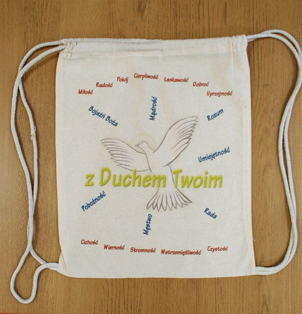 Plecak bawełniany - z Duchem Twoim