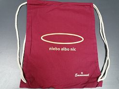 Plecak kolorowy bordowy Niebo albo nic