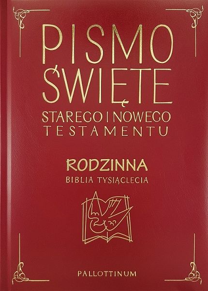 RODZINNA BIBLIA TYSIĄCLECIA skóra ekologiczna, złocone brzegi
