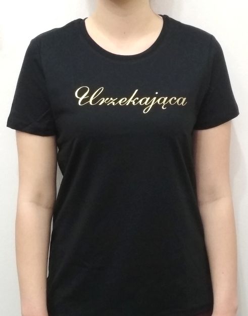 Koszulka damska - Urzekająca (dekolt naszyjnikowy)