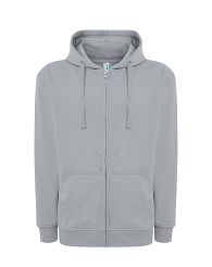 Bluza z kapturem rozpinana szara JHK SL-SILVER