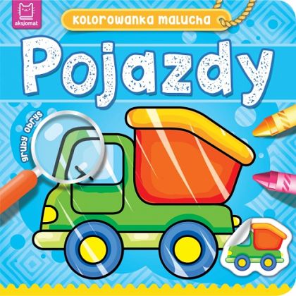 Pojazdy - kolorowanka malucha