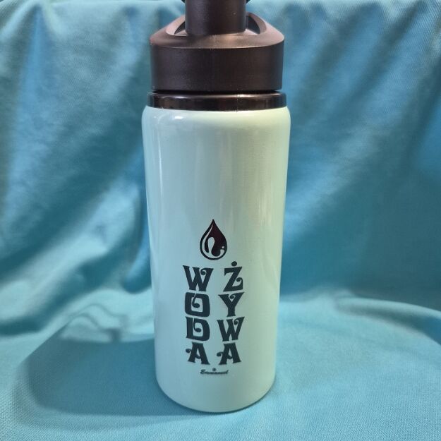Butelka aluminiowa miętowa 600ml Woda Żywa