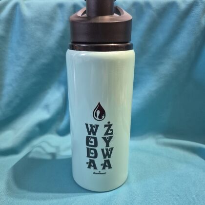 Butelka aluminiowa miętowa 600ml Woda Żywa