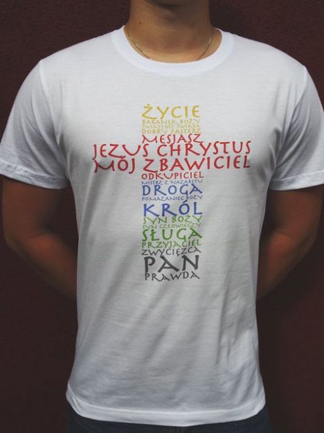 Koszulka T-shirt - Jezus Chrystus mój Zbawiciel