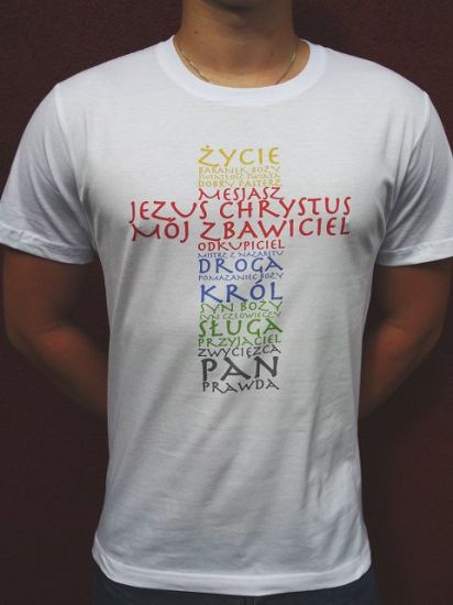 Koszulka T-shirt - Jezus Chrystus mój Zbawiciel
