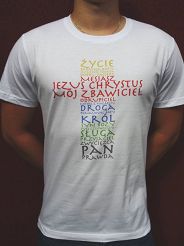 Koszulka T-shirt - Jezus Chrystus mój Zbawiciel