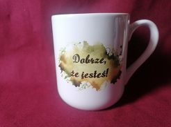 Kubek zaokrąglony Dobrze że jesteś wzór 3