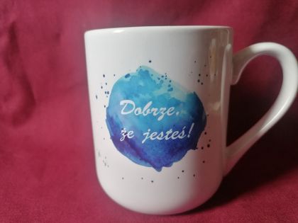 Kubek zaokrąglony Dobrze że jesteś wzór 2