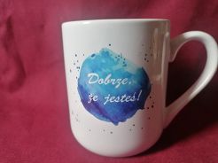 Kubek zaokrąglony Dobrze że jesteś wzór 2
