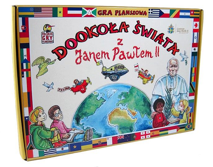 Dookoła świata z Janem Pawłem II gra planszowa