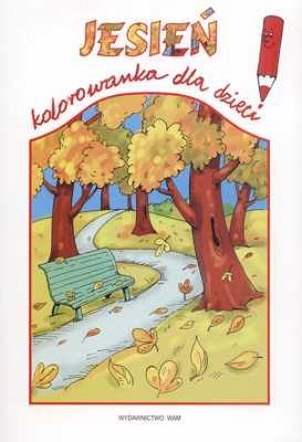 Jesień - kolorowanka dla dzieci