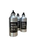 Butelka aluminiowa 600ml Droga Prawda Życie - 2