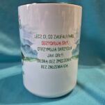 Kubek czarny Nie zwalniaj po 50-tce  440 ml - 2