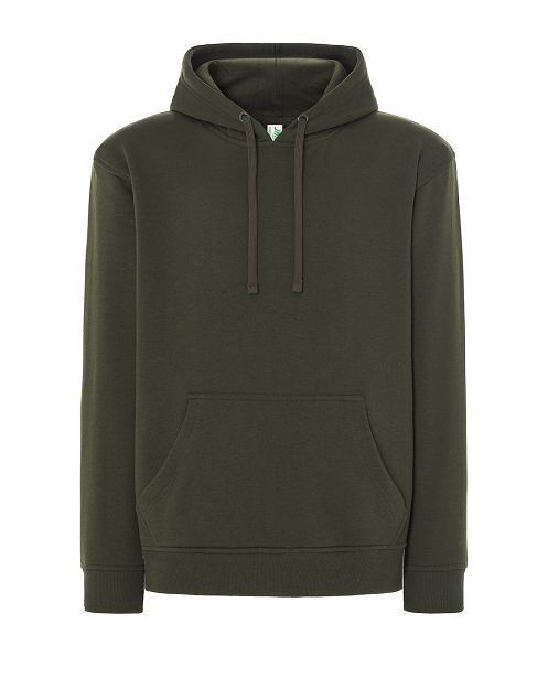 Bluza z kapturem  ciemnozielona JHK FG-FOREST GREEN
