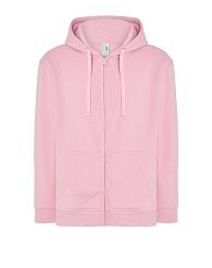 Bluza z kapturem rozpinana różowa JHK PK-PINK