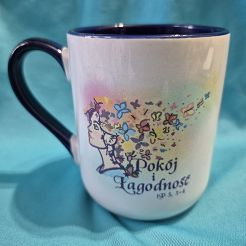 Kubek granatowy Pokój i łagodność