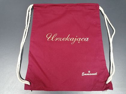 Plecak kolorowy bordowy Urzekająca