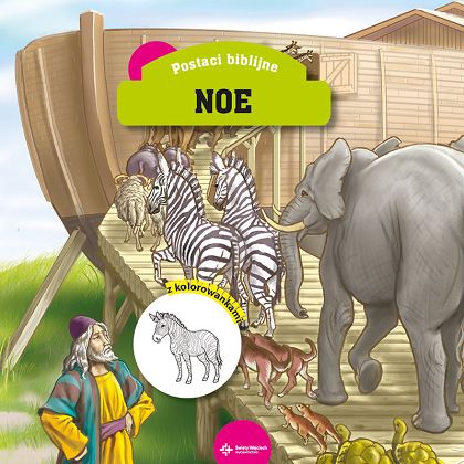 Kolorowanka Postaci biblijne Noe
