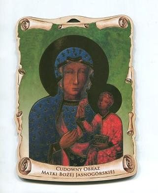 Obrazek Matki Bożej Jasnogórskiej wzór 5