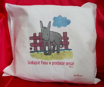 Poduszka przytulanka - Szukajcie Pana w prostocie serca