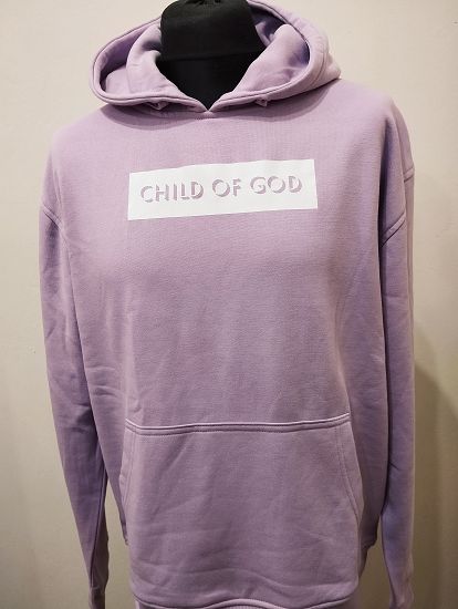 Bluza z kapturem lawendowa - Child of God