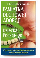 Pamiątka Duchowej Adopcji Dziecka Poczętego