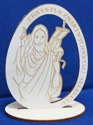 Chrystus Zmartwychwały - obrazek stojący 10 cm