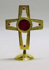 Relikwiarz mosiężny 15 cm - różne wzory