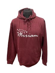 Bluza z kapturem bordowa - Miriam