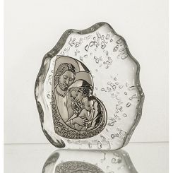 Obrazek na szkle posrebrzany ŚW.RODZINA (4500)